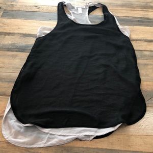 Black and white tank
